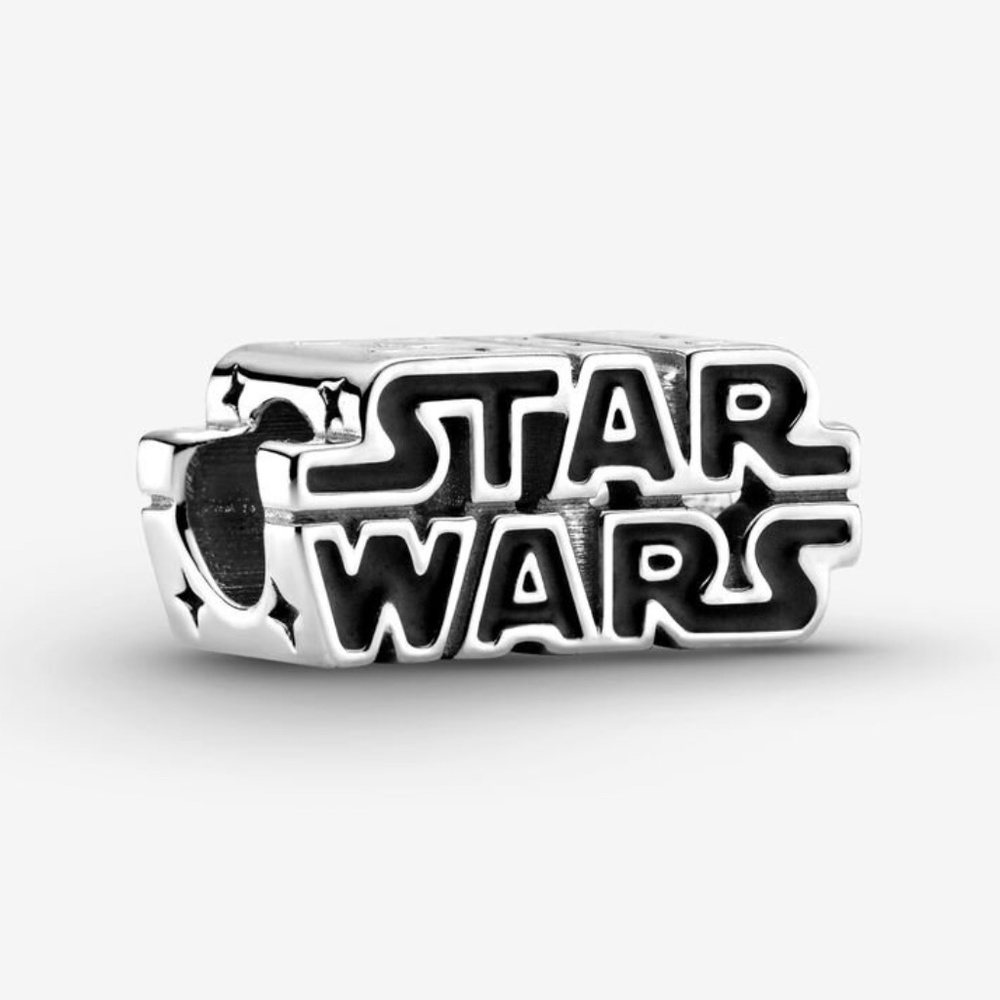 Pandora Star Wars Silver 3D Logo Charm